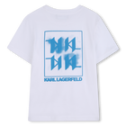 Kurz&auml;rmeliges t-shirt KARL LAGERFELD KIDS 
                    JUNGE