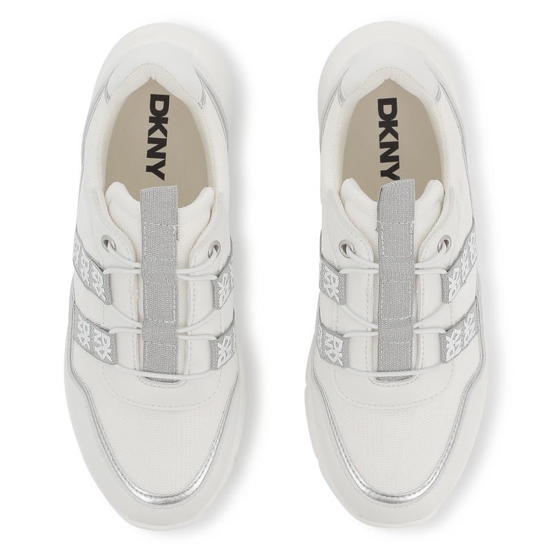 Sneaker aus zwei Materialien DKNY 
                        M&Auml;DCHEN