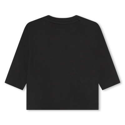 Baumwoll-Langarmshirt BOSS JUNGE