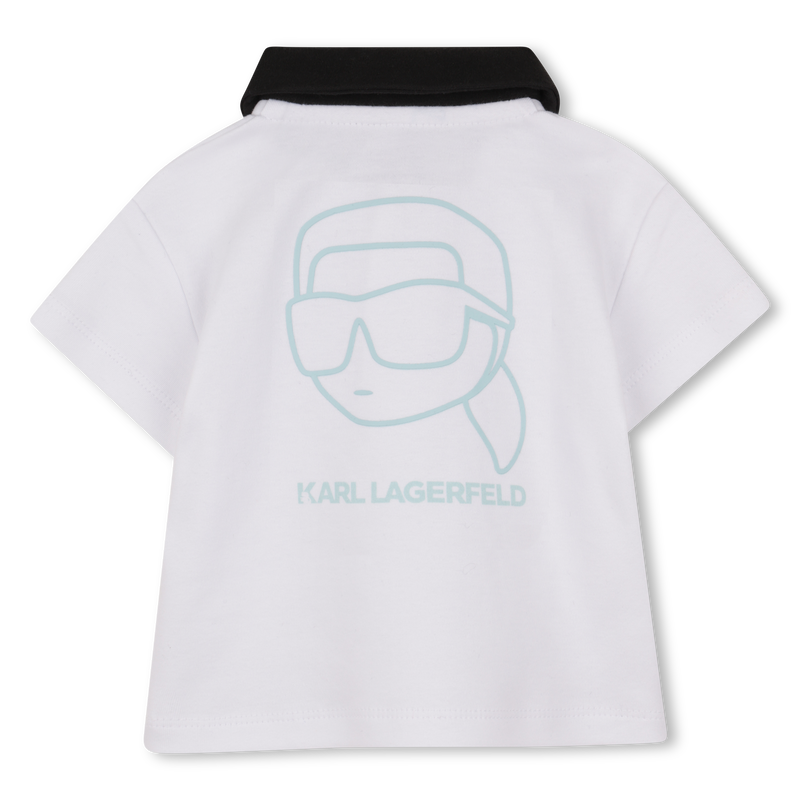 SET AUS T-SHIRT UND SHORTS KARL LAGERFELD KIDS 
                        JUNGE