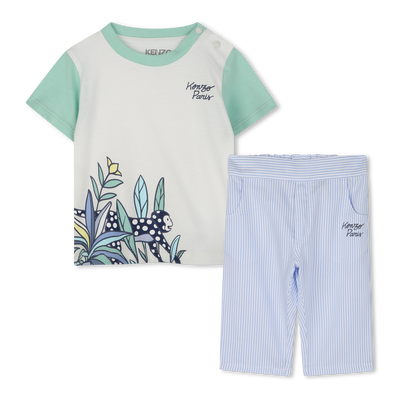 T-Shirt und Hose aus Baumwolle KENZO KIDS JUNGE
