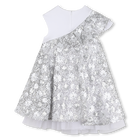 Zeremonienkleid aus bi-material KARL LAGERFELD KIDS 
                    M&Auml;DCHEN