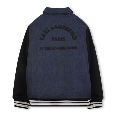 Bomberjacke aus Polyester KARL LAGERFELD KIDS JUNGE