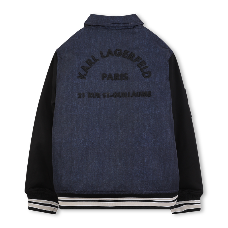 Bomberjacke aus Polyester KARL LAGERFELD KIDS 
                        JUNGE