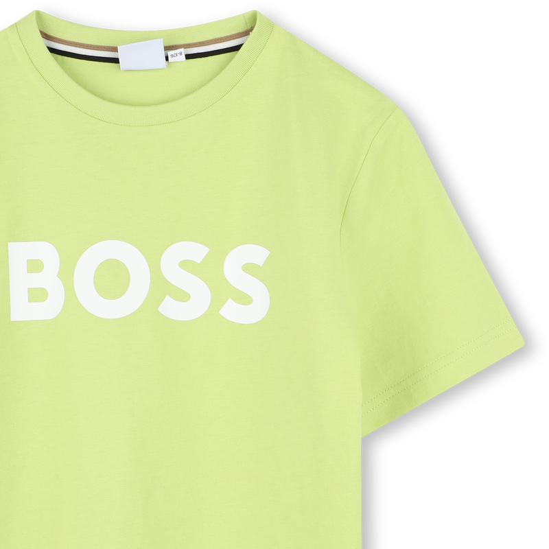 Kurz&auml;rmliges Baumwollshirt BOSS 
                        JUNGE