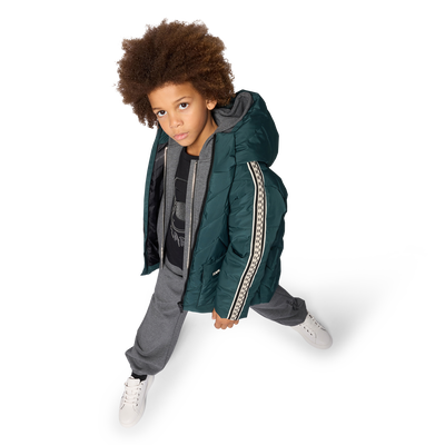 Steppjacke mit Kapuze KARL LAGERFELD KIDS JUNGE