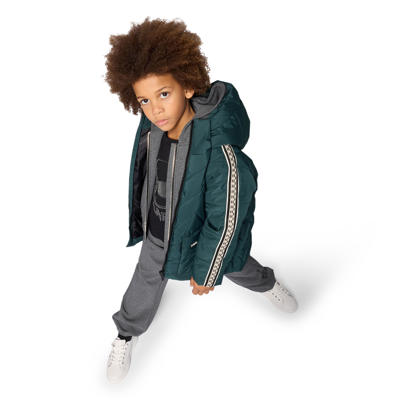 Steppjacke mit Kapuze KARL LAGERFELD KIDS 
                        JUNGE