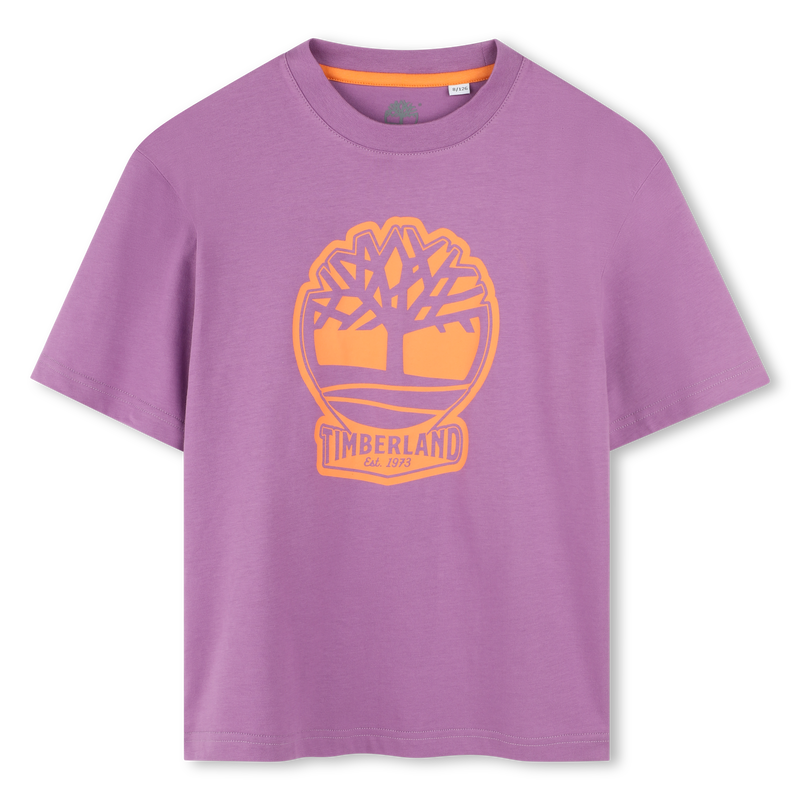 Zweifarbiges T-Shirt mit Logo TIMBERLAND 
                        JUNGE