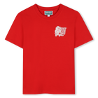T-Shirt mit kurzen &Auml;rmeln KENZO KIDS 
                    JUNGE