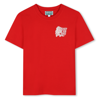 T-Shirt mit kurzen &Auml;rmeln KENZO KIDS JUNGE