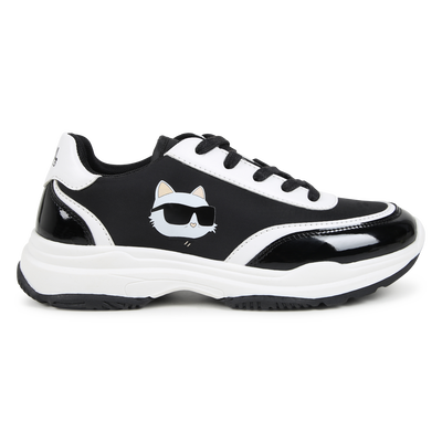 Sneaker zum Schn&uuml;ren KARL LAGERFELD KIDS M&Auml;DCHEN