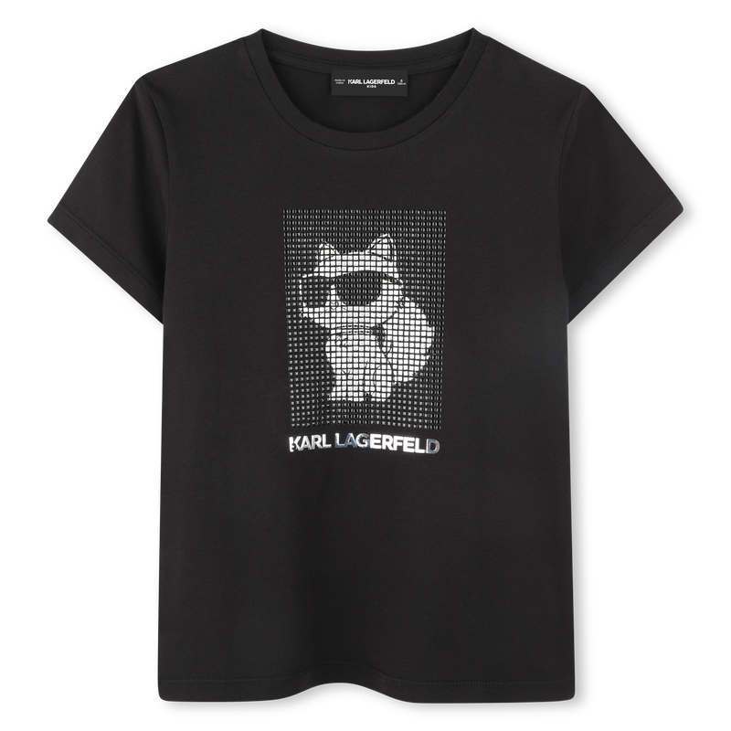 Kurzarmshirt KARL LAGERFELD KIDS 
                        M&Auml;DCHEN