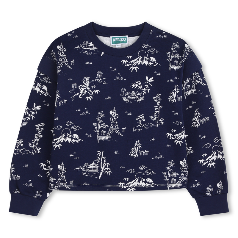 FLEECE-SWEATSHIRT KENZO KIDS 
                        M&Auml;DCHEN