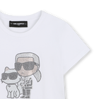 Kurz&auml;rmeliges t-shirt KARL LAGERFELD KIDS 
                    M&Auml;DCHEN