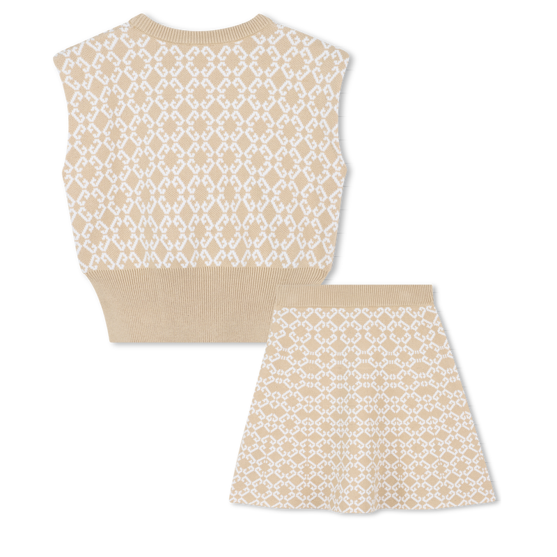 Set aus Pullover und Skaterrock GIVENCHY 
                        M&Auml;DCHEN