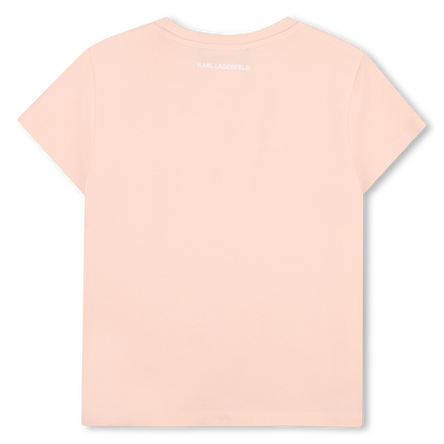 Kurz&auml;rmeliges t-shirt KARL LAGERFELD KIDS M&Auml;DCHEN