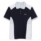 Kurz&auml;rmeliges Poloshirt, MARINE, hi-res
