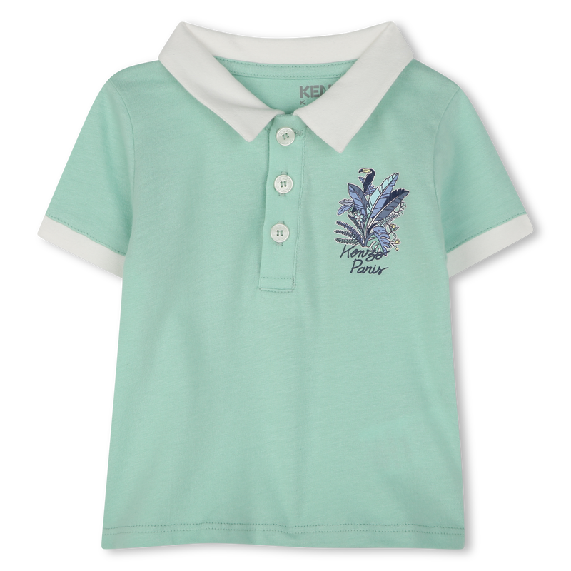 Shorts und Polo aus Baumwolle KENZO KIDS 
                        JUNGE