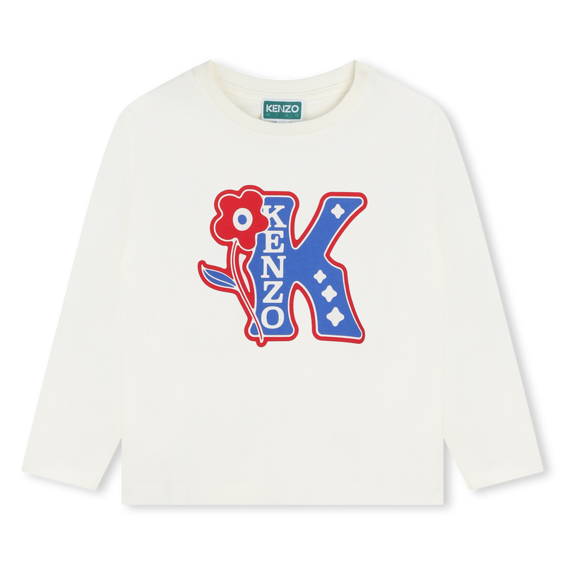 Langarm-Shirt aus Baumwolle KENZO KIDS 
                        M&Auml;DCHEN