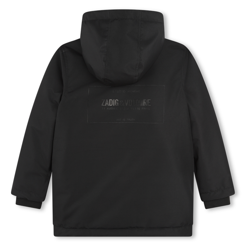Wasserabweisender Kapuzenparka ZADIG & VOLTAIRE 
                        JUNGE