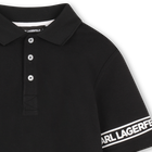 Kurz&auml;rmeliges poloshirt KARL LAGERFELD KIDS 
                    JUNGE