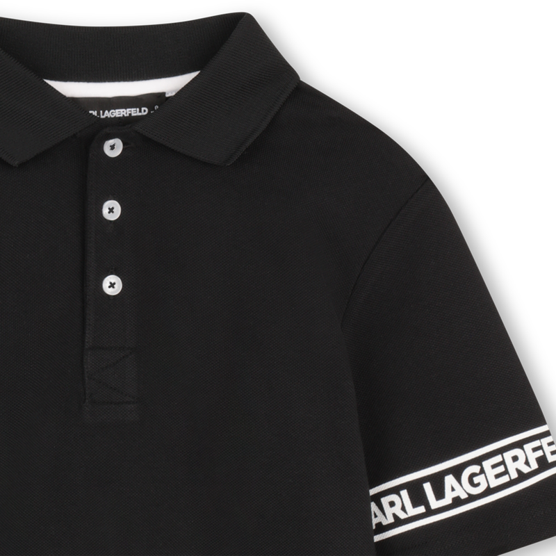 KURZ&Auml;RMELIGES POLOSHIRT KARL LAGERFELD KIDS 
                        JUNGE