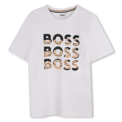 T-Shirt aus Baumwolle BOSS JUNGE
