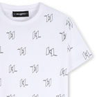 Kurz&auml;rmeliges t-shirt KARL LAGERFELD KIDS 
                    JUNGE