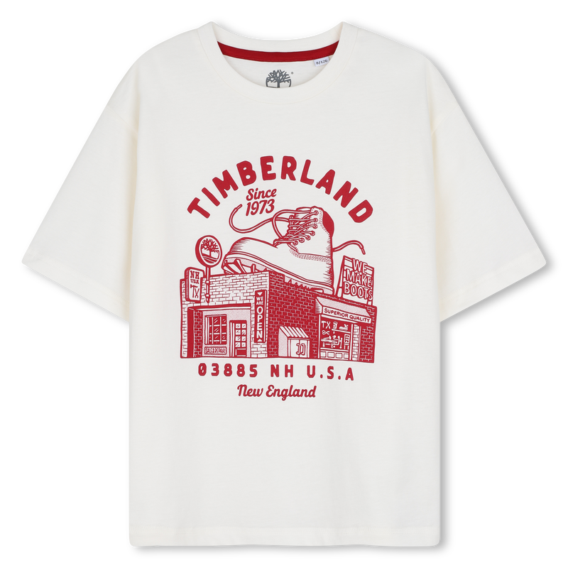 T-Shirt mit kurzen &Auml;rmeln TIMBERLAND 
                        JUNGE