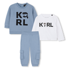 Set aus Sweatshirt, Hose und T-Shirt KARL LAGERFELD KIDS 
                    JUNGE