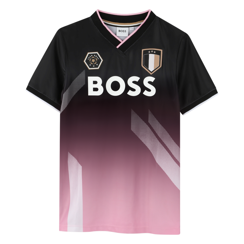 T-Shirt mit V-Ausschnitt BOSS 
                        JUNGE