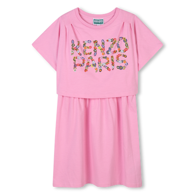 2-in-1-Kleid mit Motiv KENZO KIDS M&Auml;DCHEN