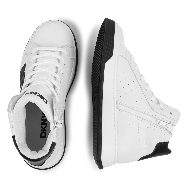 Schn&uuml;rsneaker aus Leder