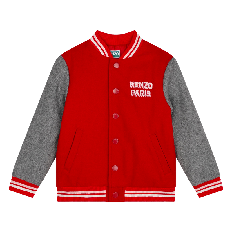 Wolljacke mit Stickerei KENZO KIDS 
                        M&Auml;DCHEN