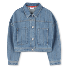 Gestreifte Jeansjacke HUGO 
                    M&Auml;DCHEN