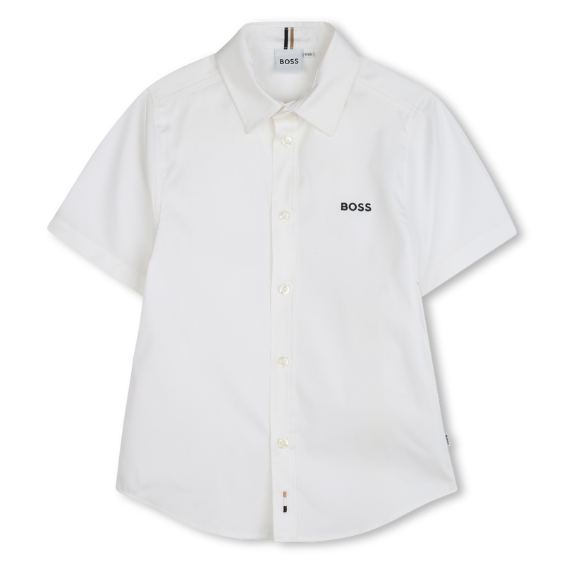 Gerades Baumwollhemd BOSS 
                        JUNGE