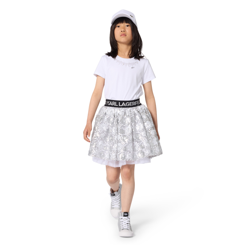 Sneaker zum schn&uuml;ren KARL LAGERFELD KIDS 
                        M&Auml;DCHEN