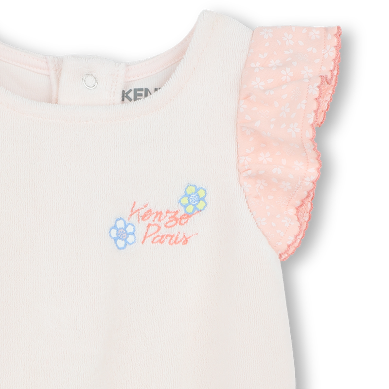 Kurzer Frottee-Jumpsuit KENZO KIDS 
                        M&Auml;DCHEN
