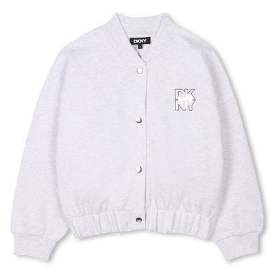 Baumwollmolton-Strickjacke DKNY M&Auml;DCHEN