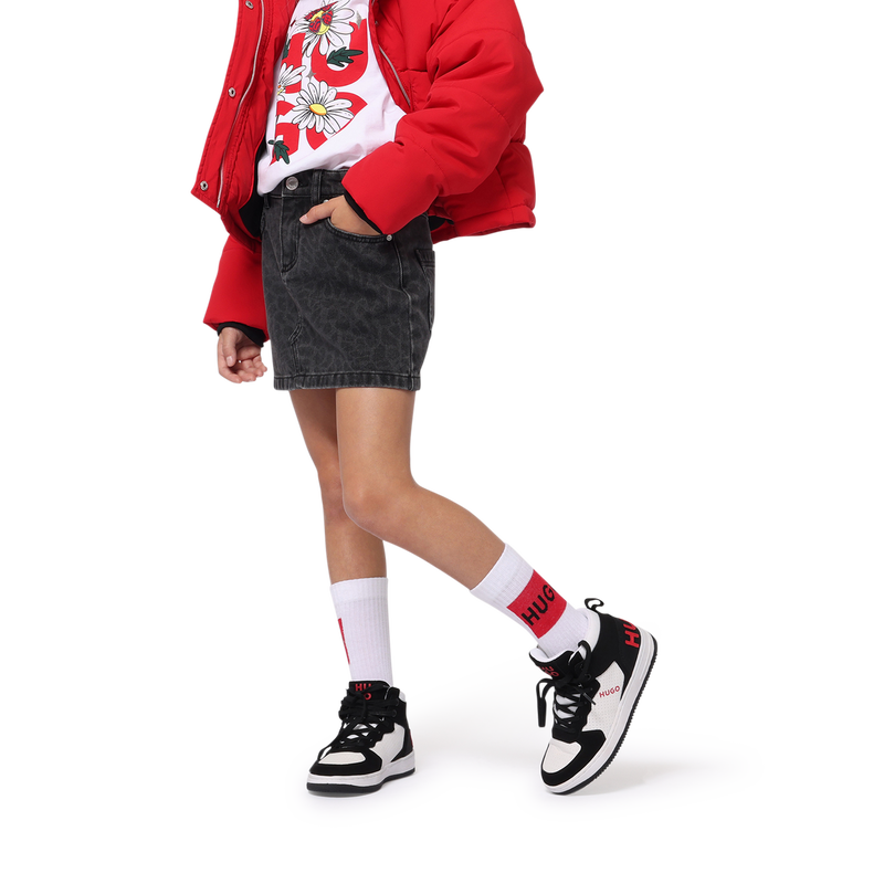 T-Shirt mit Fantasie-Druck HUGO 
                        M&Auml;DCHEN