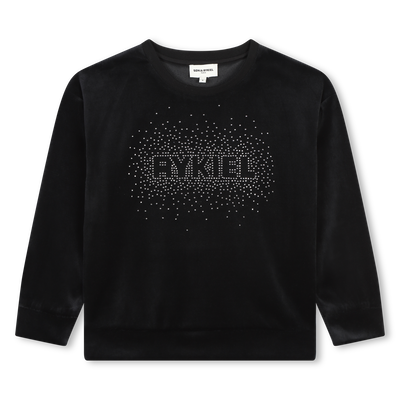 Sweatshirt aus Samt SONIA RYKIEL M&Auml;DCHEN