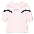 Ausgestelltes Kleid aus Fleece BOSS 
                    M&Auml;DCHEN