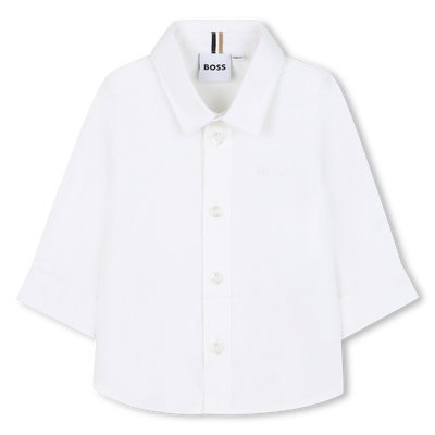 Lang&auml;rmliges Baumwollhemd BOSS JUNGE