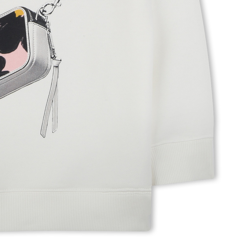 Molton-Kapuzensweatshirt MARC JACOBS 
                        M&Auml;DCHEN
