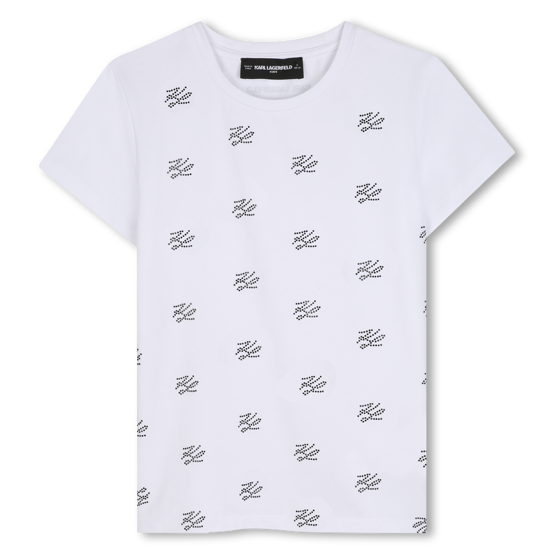 T-Shirt mit kurzen &Auml;rmeln KARL LAGERFELD KIDS 
                        M&Auml;DCHEN