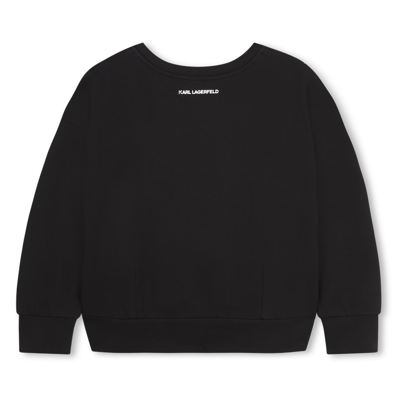 Sweatshirt mit Motiv KARL LAGERFELD KIDS 
                        M&Auml;DCHEN