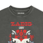 Oversize-T-Shirt mit Print ZADIG & VOLTAIRE 
                    M&Auml;DCHEN