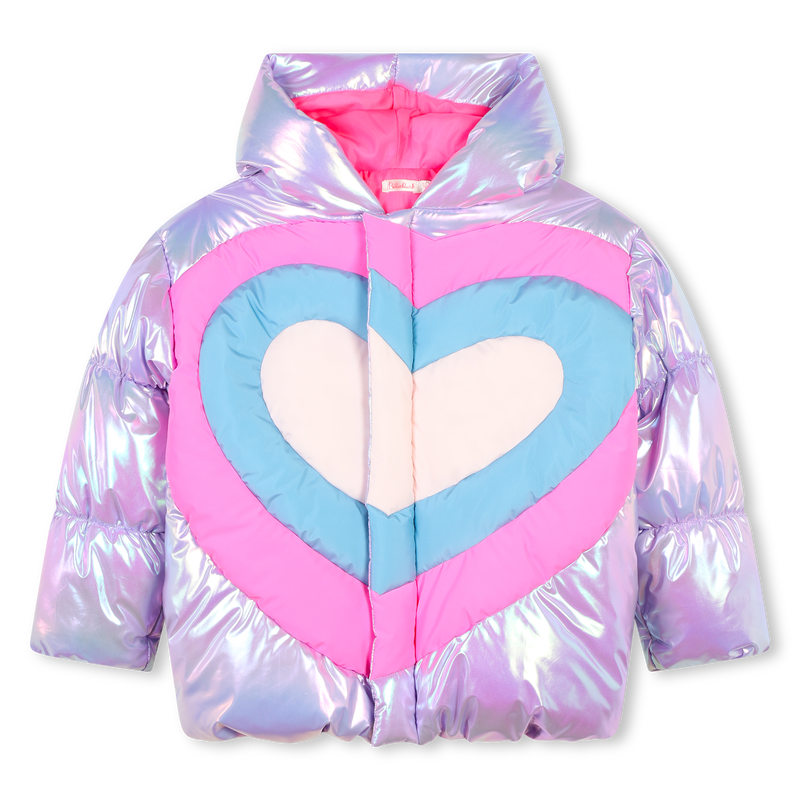 Gl&auml;nzende Kapuzenjacke BILLIEBLUSH 
                        M&Auml;DCHEN