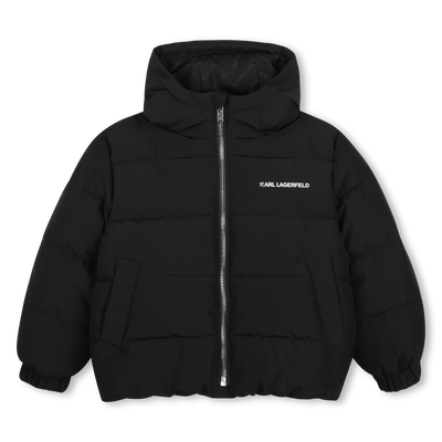 Steppjacke mit Kapuze KARL LAGERFELD KIDS JUNGE