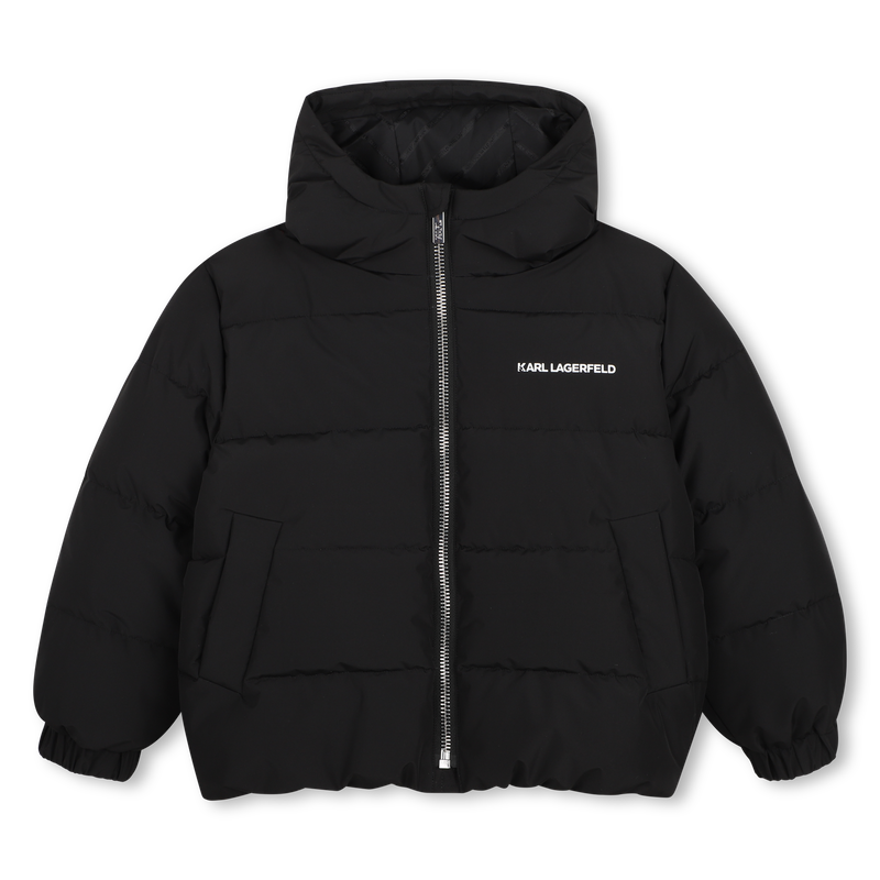 Steppjacke mit Kapuze KARL LAGERFELD KIDS 
                        JUNGE